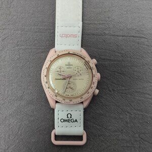 🔥HOT🔥 NWT Swatch X Omega Bioceramic Moonswatch Mission To Venus Watch